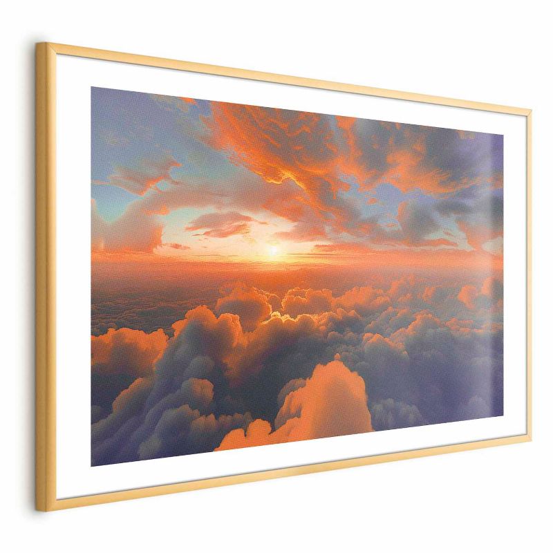 Plakat Artgeist Spektakl barw 90x60 cm z ramą złotą 1 szt