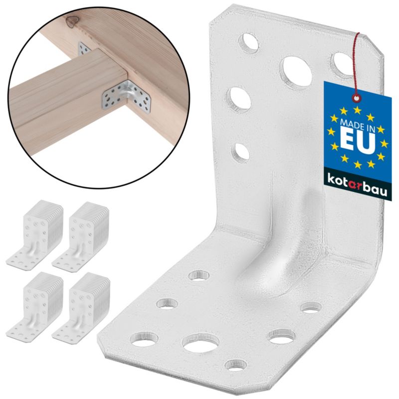 Kątownik łącznik KOTARBAU ciesielski 60x60x45 mm50 szt.