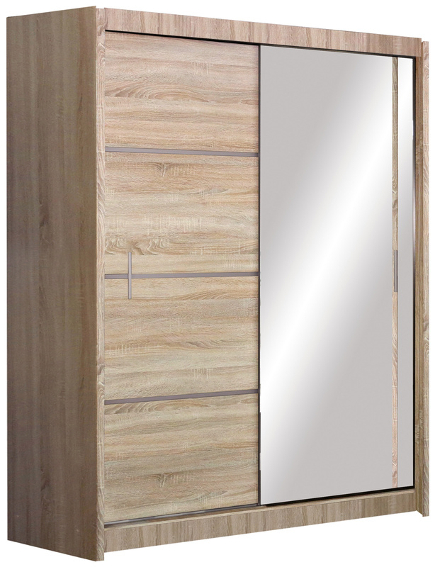 Dwudrzwiowa szafa przesuwna z lustrem 150 cm VOTIS
