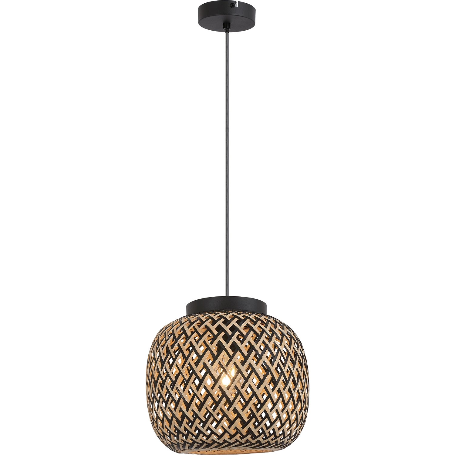 Reality Lampa wisząca Elaine 1x40W E27 bambus