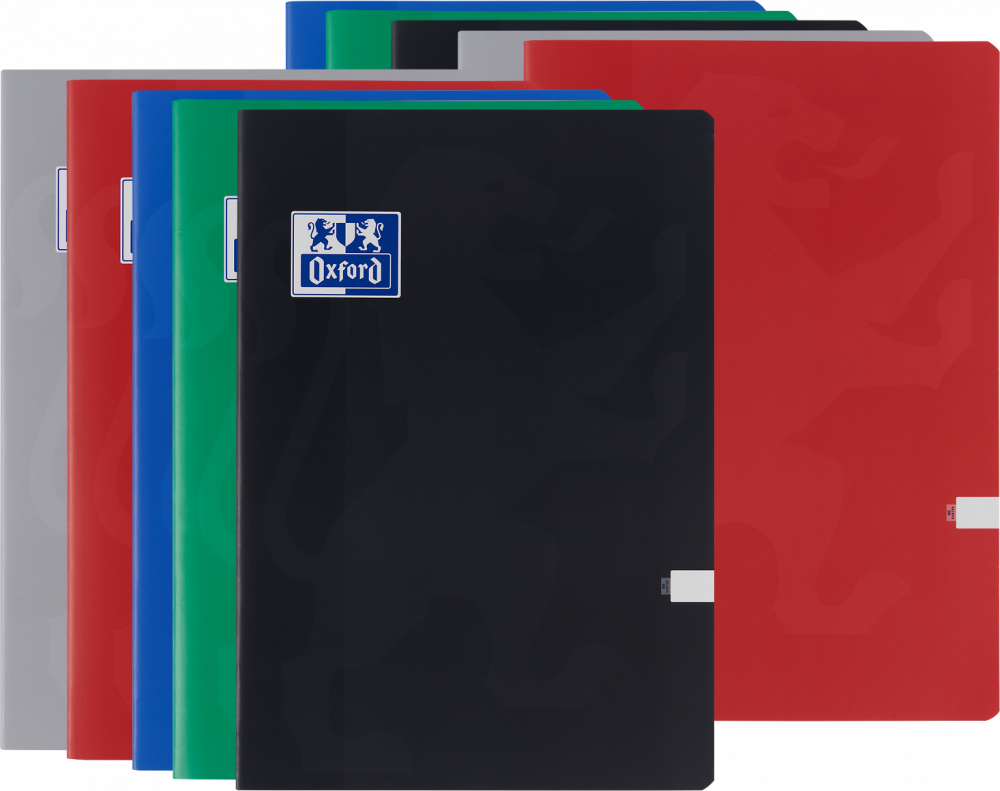 10x Zeszyt gładki Oxford Esse, A4, miękka oprawa, 60 kartek, mix kolorów