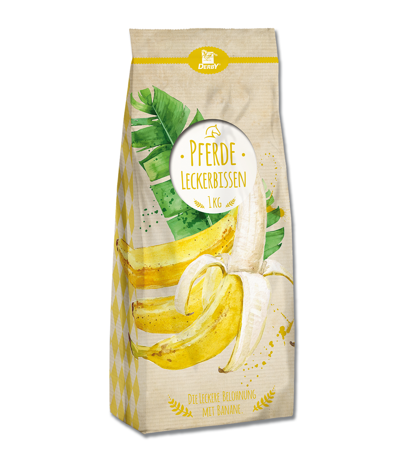 Derby Derby smakołyki bananowe 1kg 24h