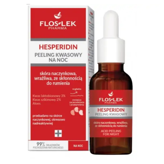 Flos - hesperidin, peeling kwasowy, 30 ml (data ważności: 31.01.2026)