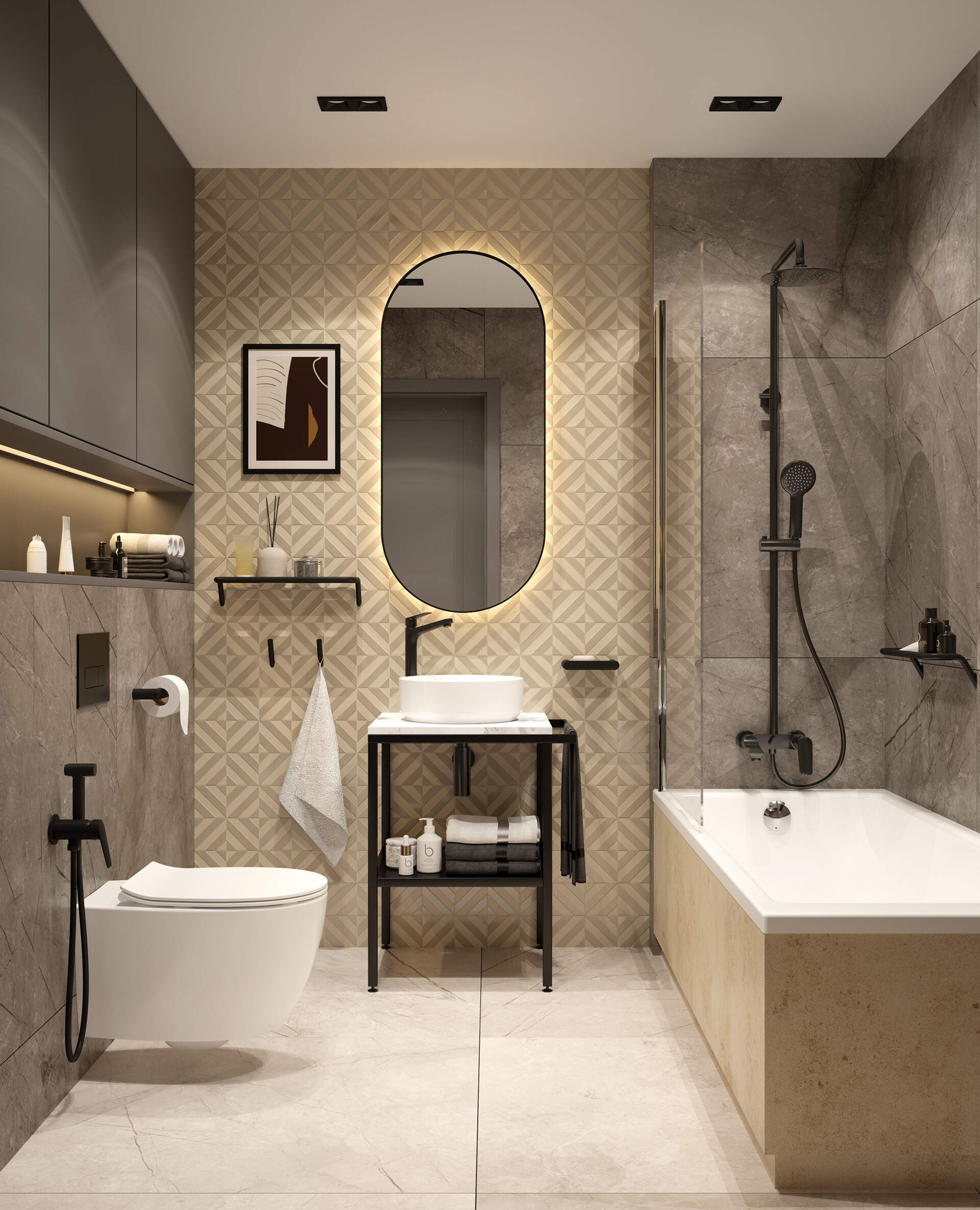 Deante Round uchwyt na papier toaletowy czarny mat ADRN211 - Wysyłka w 24h