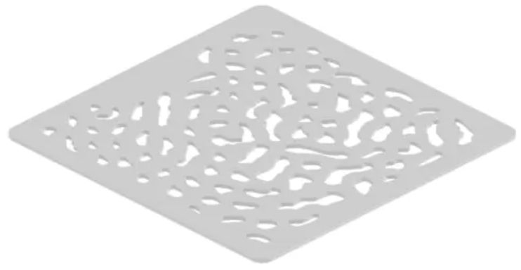 Excellent Arda kratka pokrywa syfonu biała BREX.1509.WHN