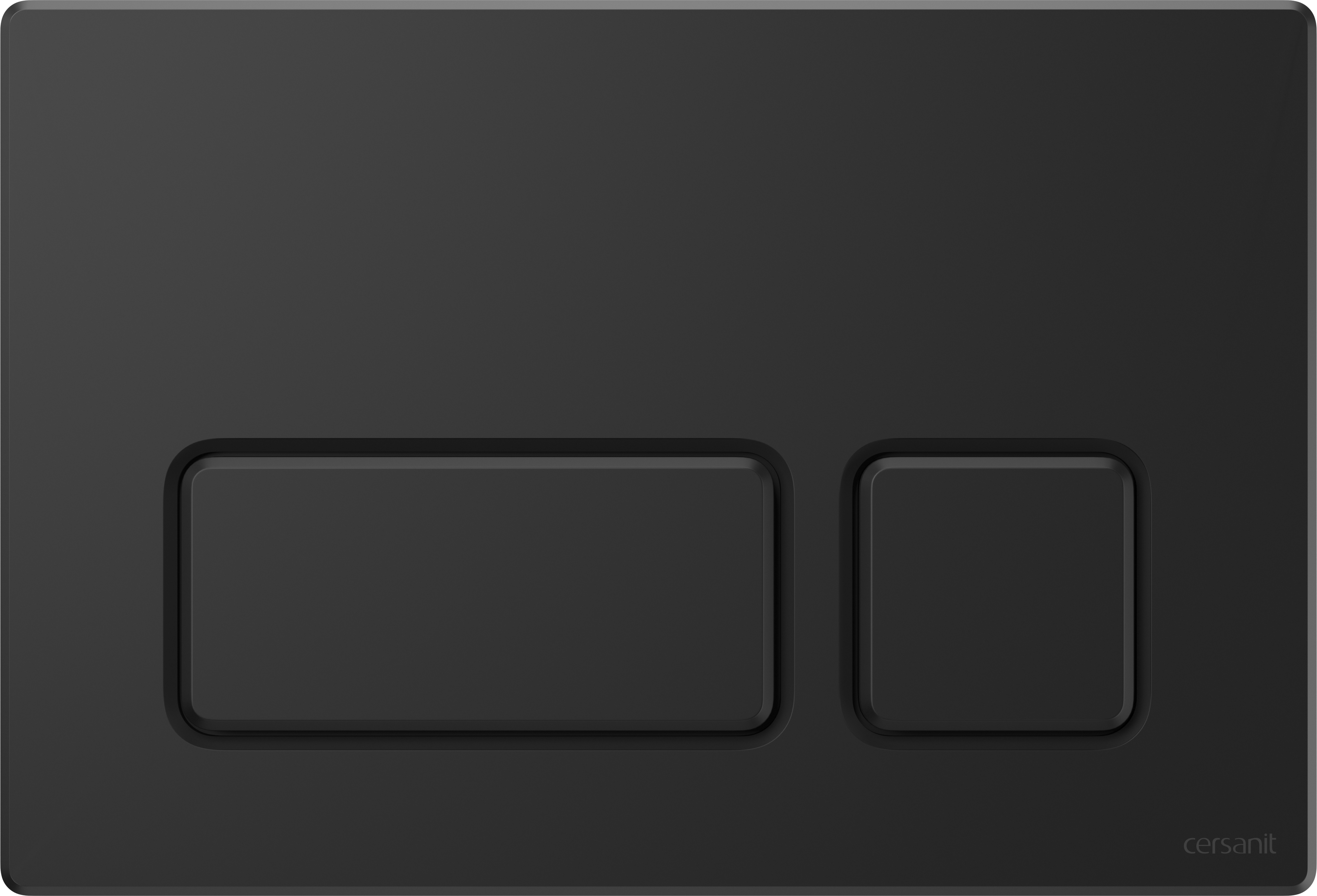 Darmowa Dostawa - Przycisk spłukujący do wc czarny Cersanit Block K97455