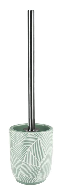 Szczotka toaletowa WC Kleine Wolke Serena zielona 41 cm, mozaika, kamionka, 1 szt.