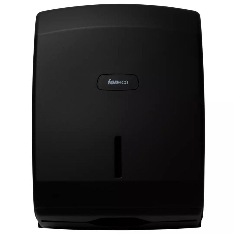 Podajnik do ręczników Faneco Calma Black 600 usług ABS Soft Touch 1 szt.