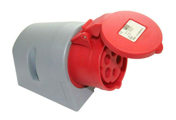 Gniazdo PCE siłowe stałe 32A 5P 400V IP44 125-6 1szt.