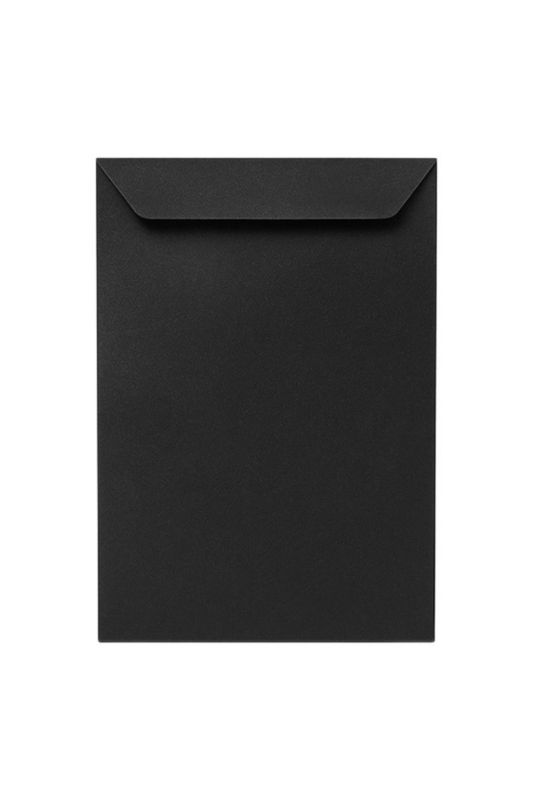 Koperty Ozdobne Neopak C4 HK Perłowe Czarne 120g - Lsusowe Koperty 50 szt.