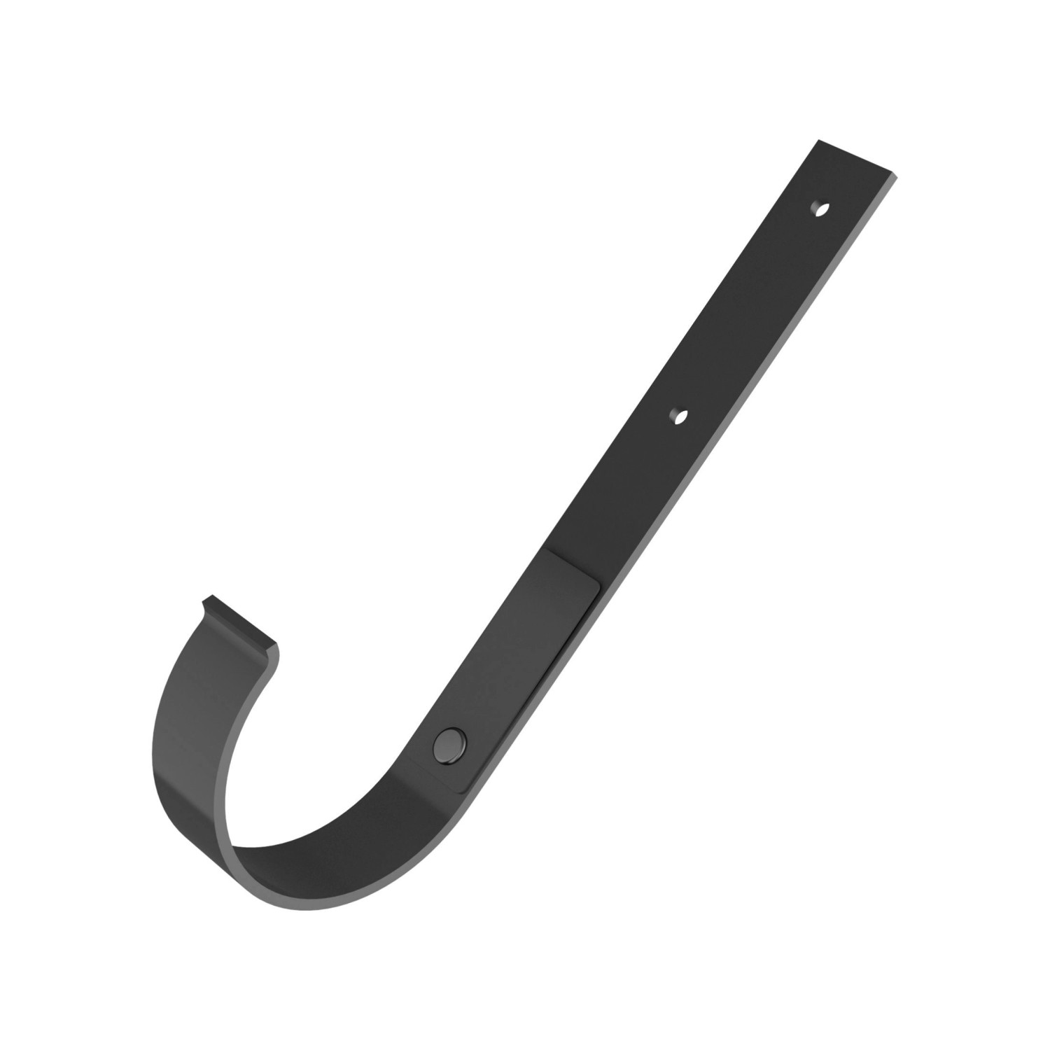 Bryza Hak rynnowy metalowy prosty 125 mm grafit