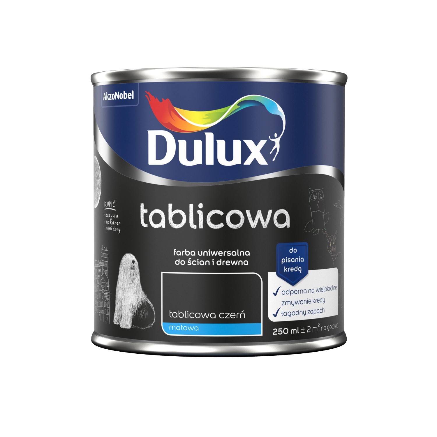 Farba tablicowa Dulux czarna 0,25l