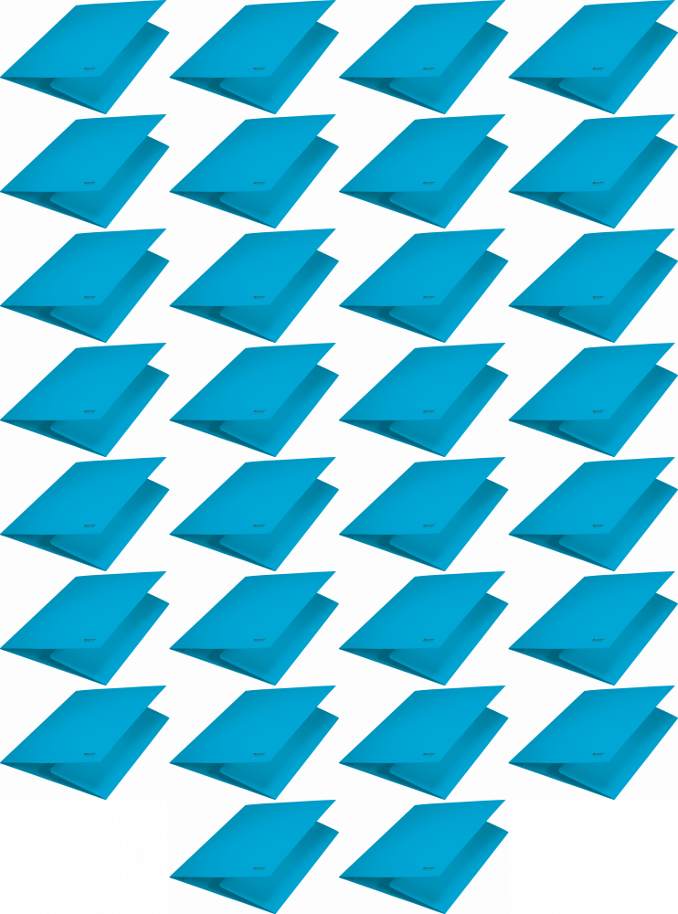 40x Teczka na dokumenty Leitz Recycle, A4, kartonowa, 2mm, niebieski