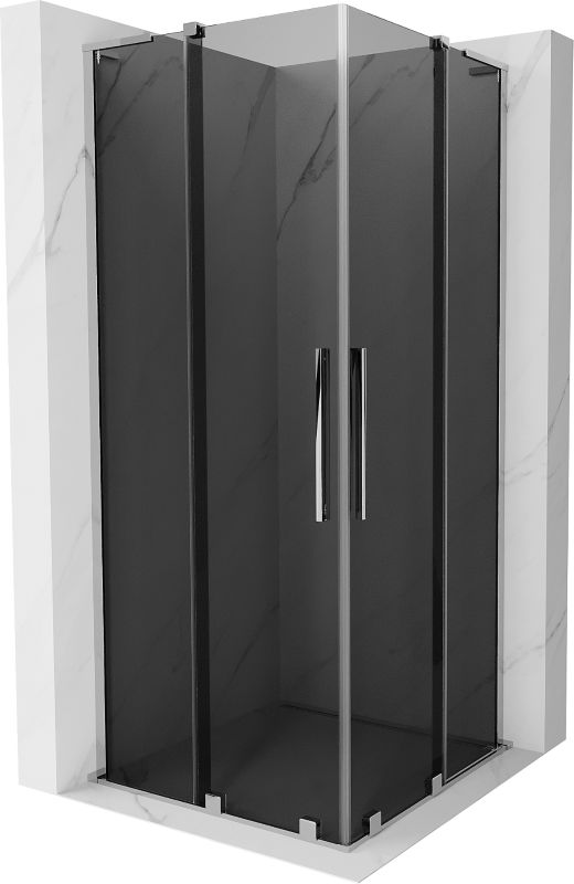 Kabina prysznicowa Mexen Velar L Duo rozsuwana 100 x 100 cm grafit chrom 1 szt.