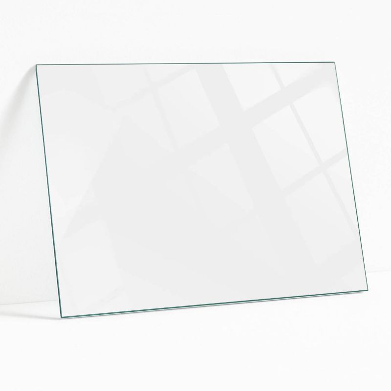 Blat Szklany z Nadrukiem Wallfluent 100x70 cm Biel bez wzoru 1 szt.