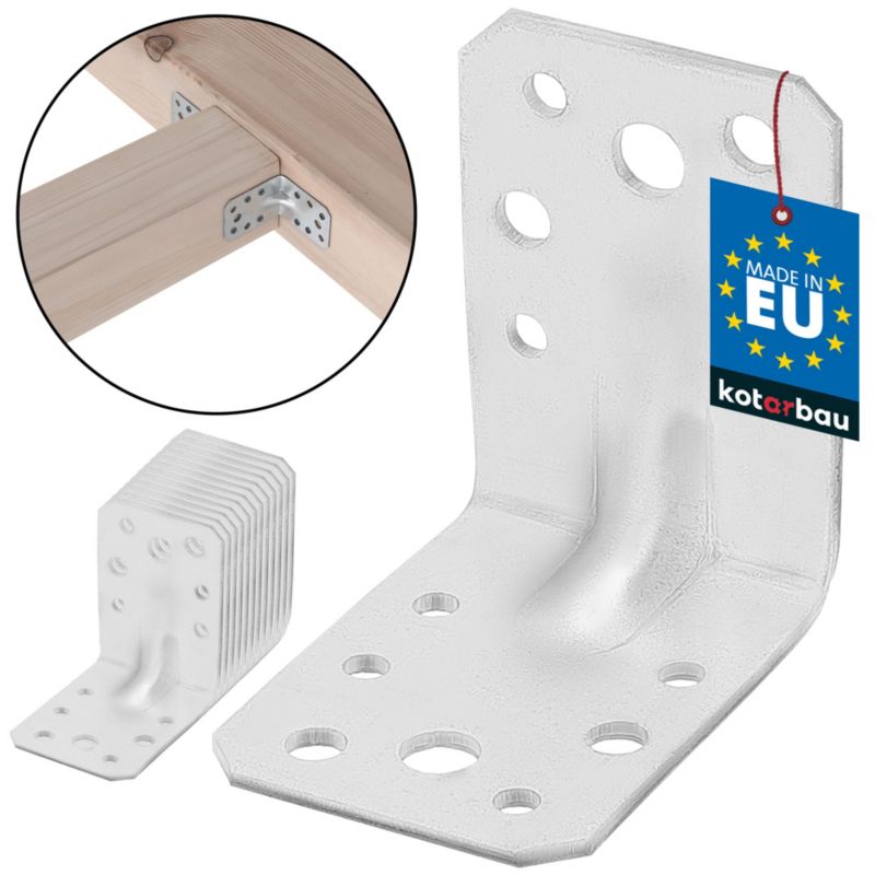 Kątownik łącznik KOTARBAU ciesielski 60x60x45 mm12 szt.