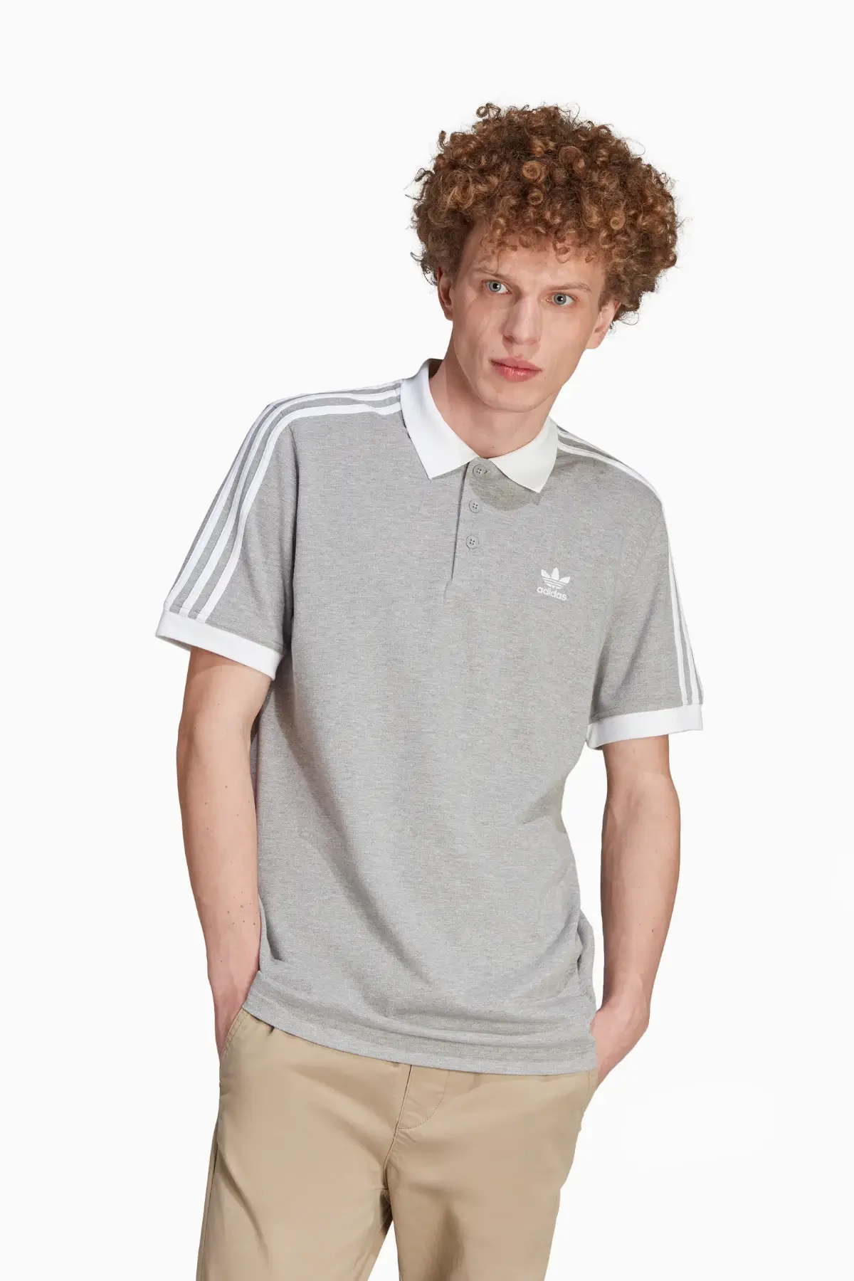 Koszulka adidas Adicolor Classics 3-Stripes Polo - Szary