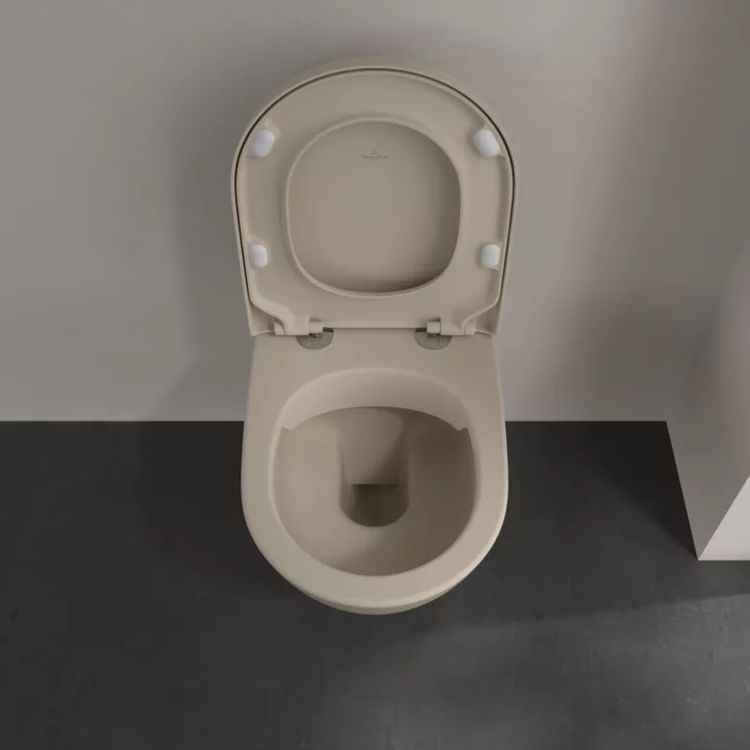 Villeroy & Boch Subway 2.0 miska WC wisząca bez kołnierza Almond 5614R0AM