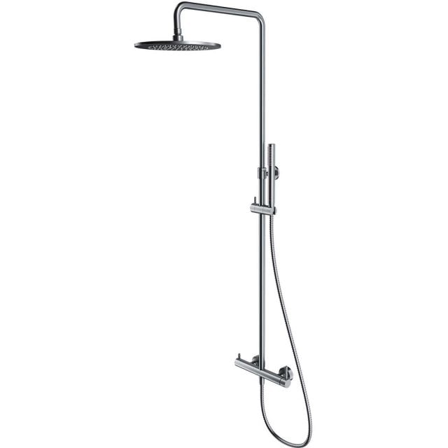 OMNIRES System prysznicowy Y natynkowy nikiel szczotkowany Y1244MNI