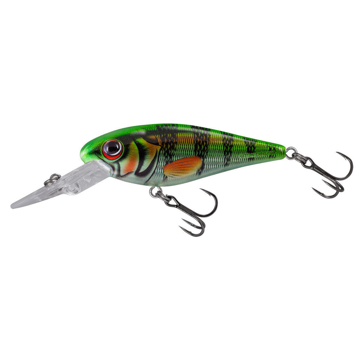 Salmo Wobler Rattlin Executor Pływający Clear Hot Perch 7cm