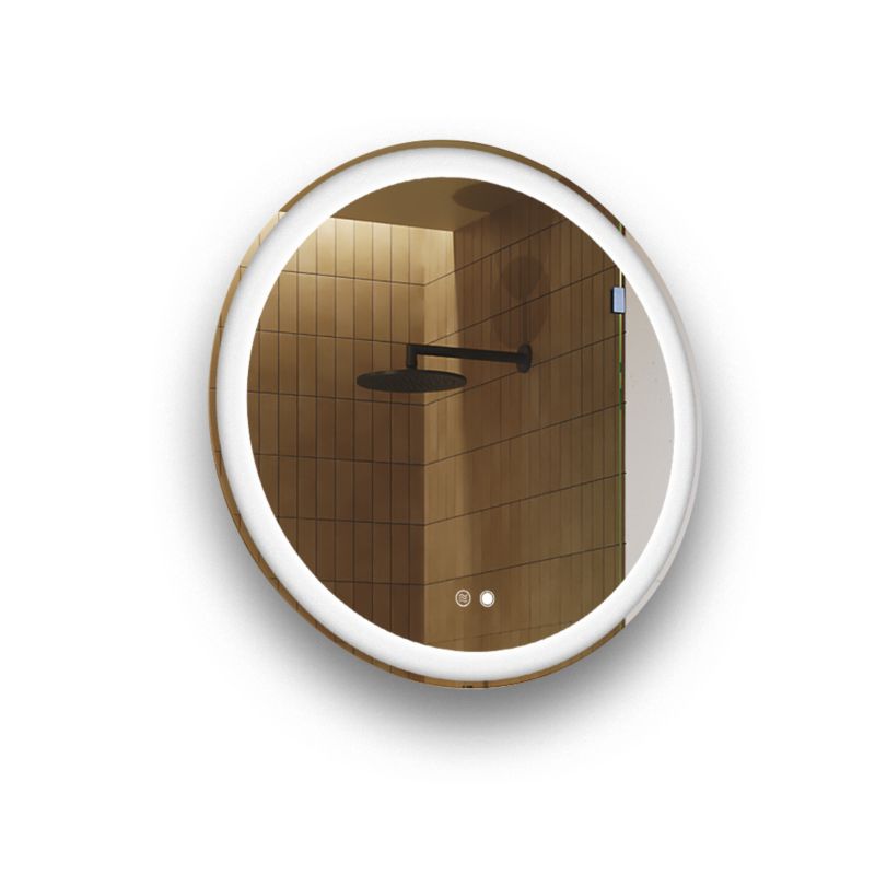 Okrągłe Lustro łazienkowe podświetlane LED Artforma z dotykiem i matą grzewczą 60 cm 1 szt.