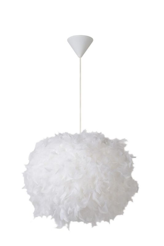 Lampa wisząca Lucide Goosy 2707 biała 50 cm średnicy 1xE27 x 60W 1 szt.