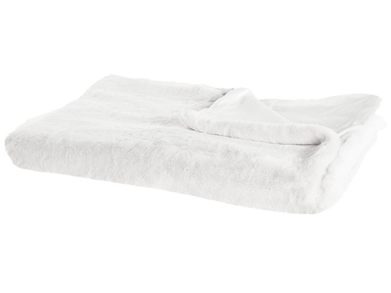 Koc Chaab 200 x 220 cm Złamana biel 1 szt.