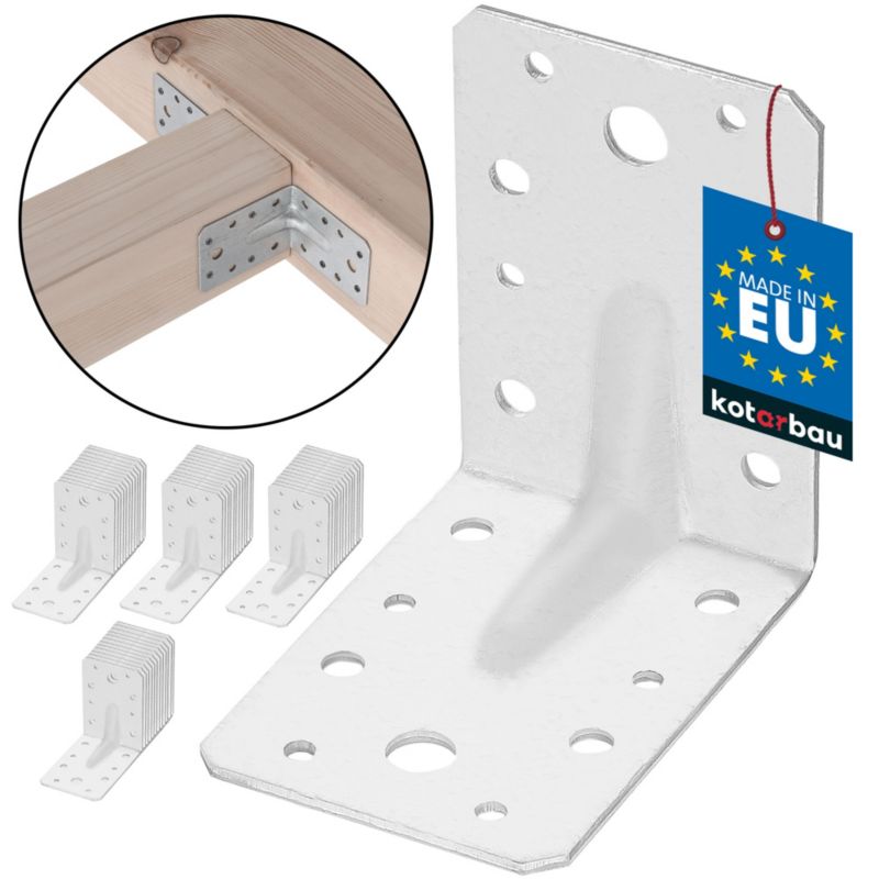 Kątownik łącznik KOTARBAU ciesielski 90x90x65 mm 50 szt.