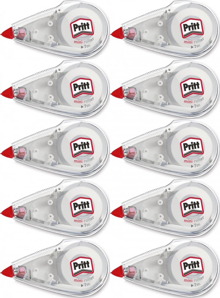10x Korektor w taśmie Pritt Mini, 4.2mmx7m