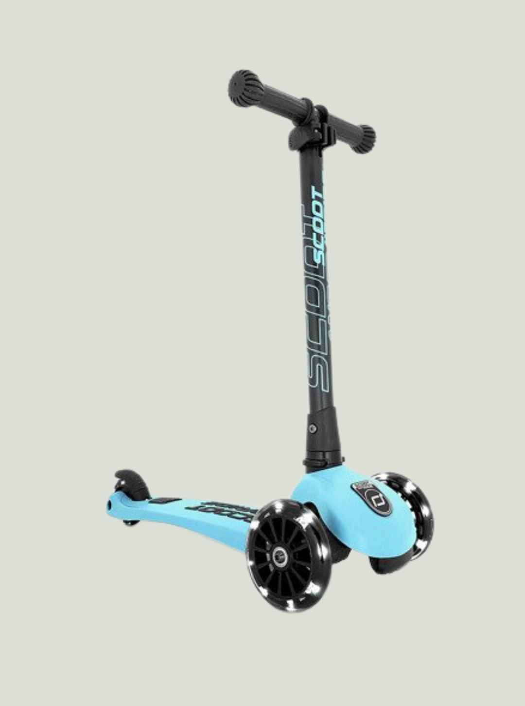 SCOOT & RIDE Highwaykick 3 LED Hulajnoga składana ze świecącymi kółkami 3+ Blueberry