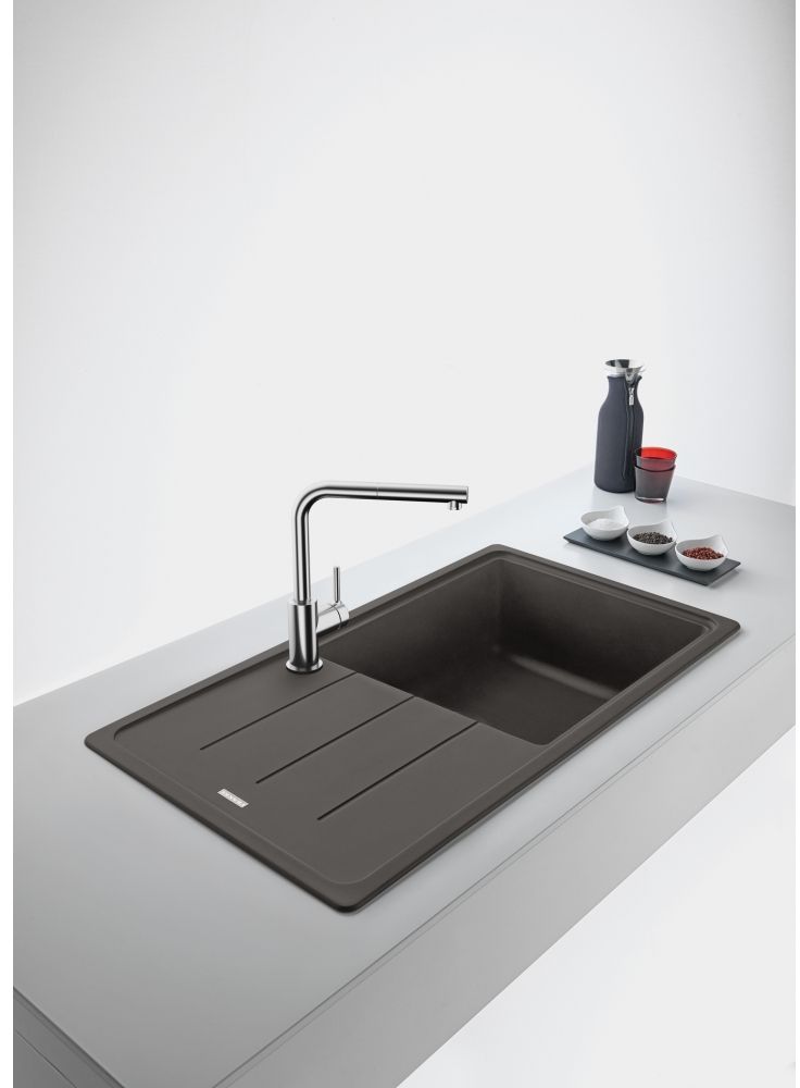 Franke Basis zlewozmywak granitowy 97x50 cm szary 114.0716.318