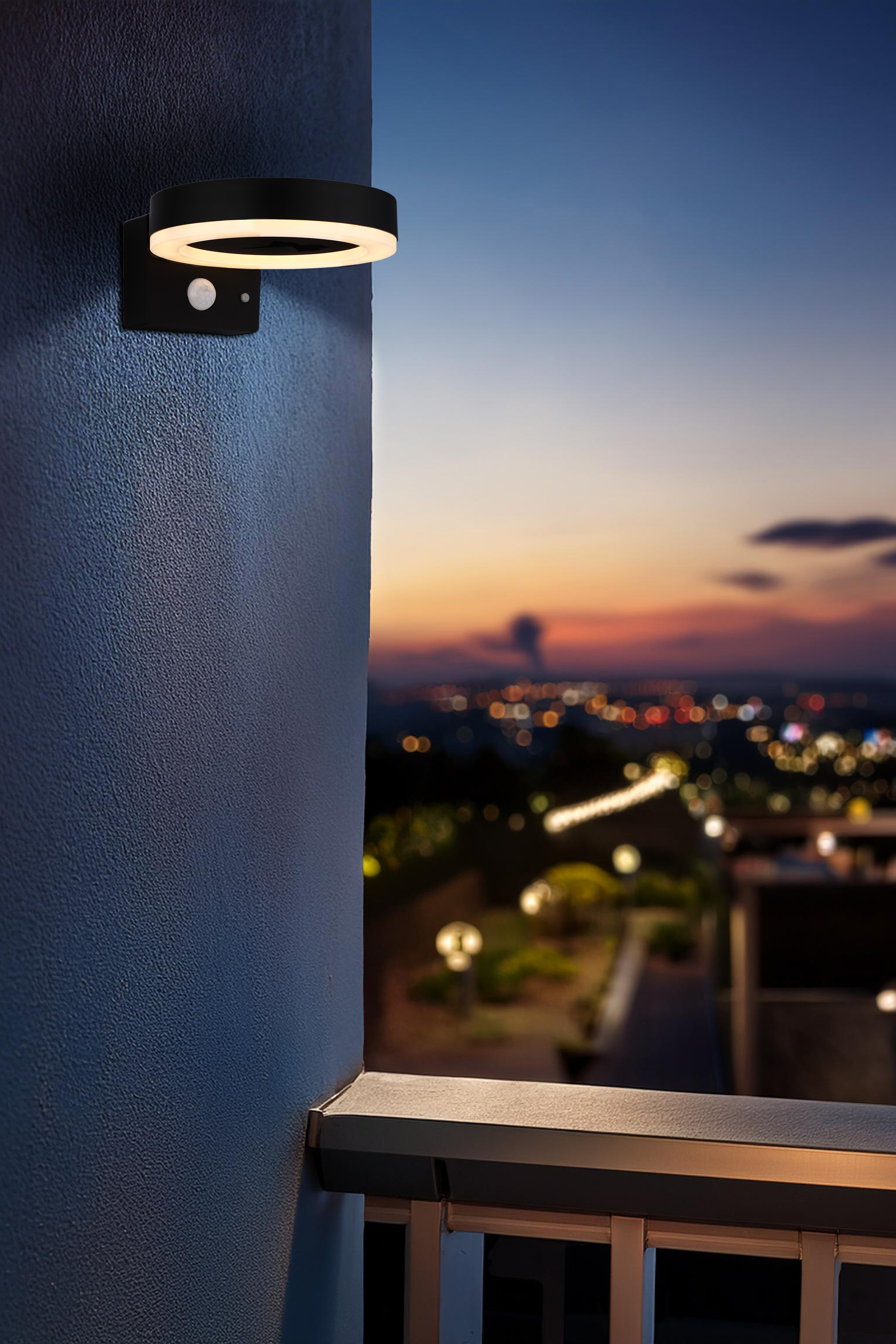 Globo Lighting Solar kinkiet solarny 1x6 W czarny 36507