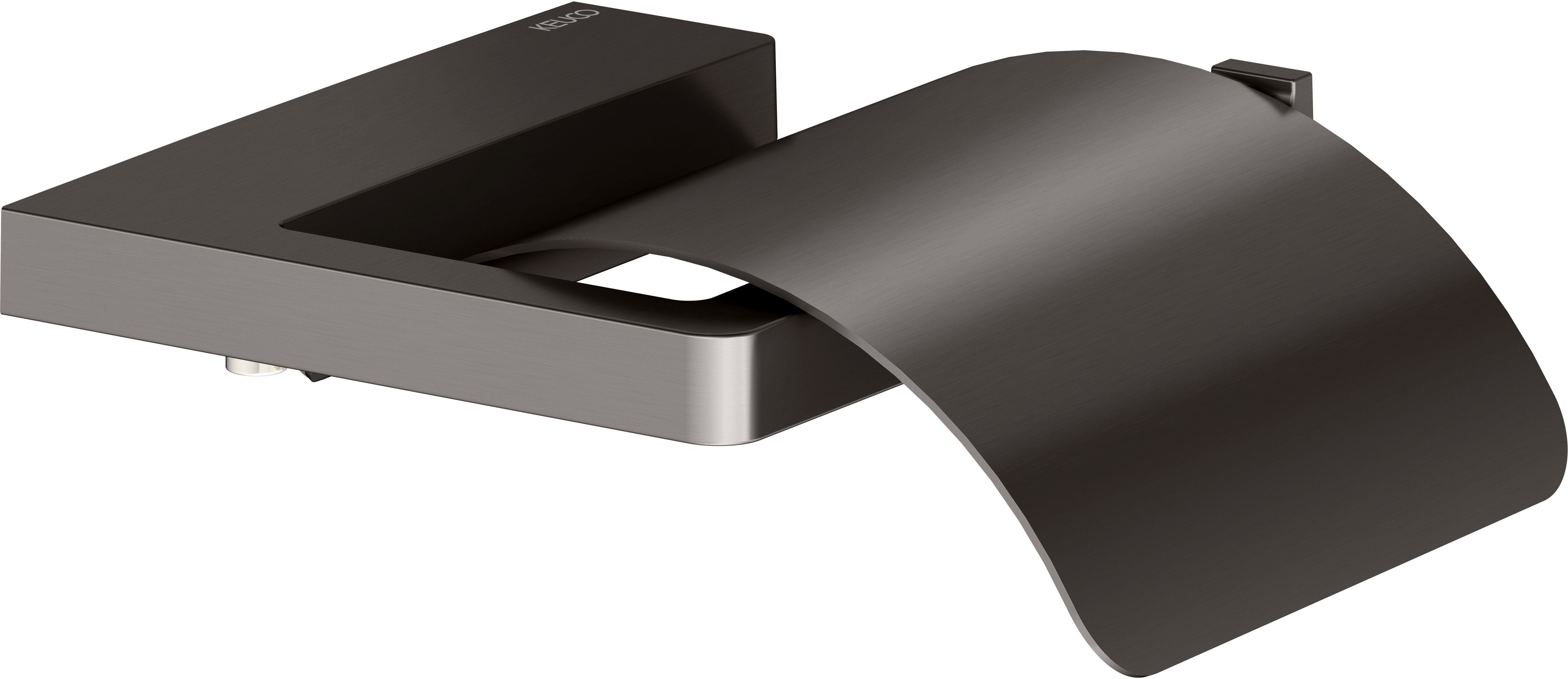 Keuco Collection Moll uchwyt na papier toaletowy tytan czarny szczotkowany 12760350000