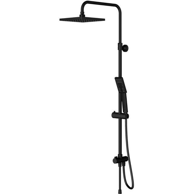 OMNIRES Kolumna prysznicowa JIMJIM natynkowa czarny mat SYSJIMJIMBL