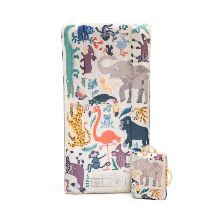 Stokke Jetkids CloudSleeper New - dmuchane łóżeczko dziecięce-Animal Family