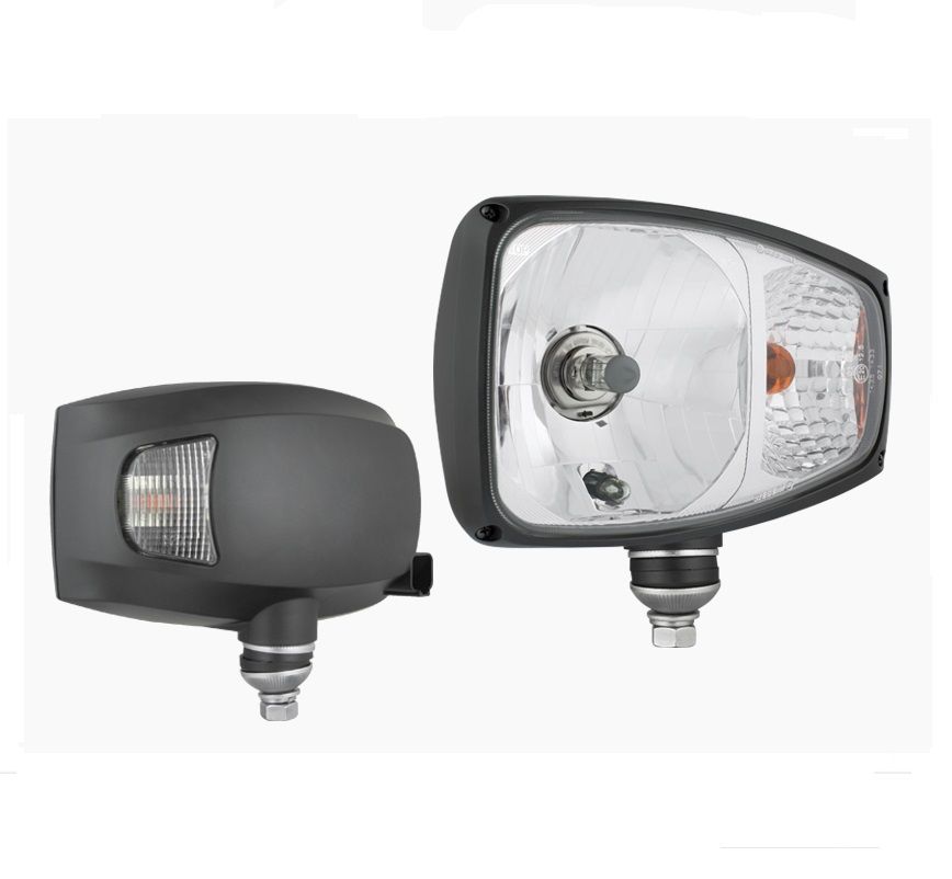 Reflektor przedni typu H4 ze złączem Deutsch DT04-6P lewy 12V RGV1B.52401 Wesem