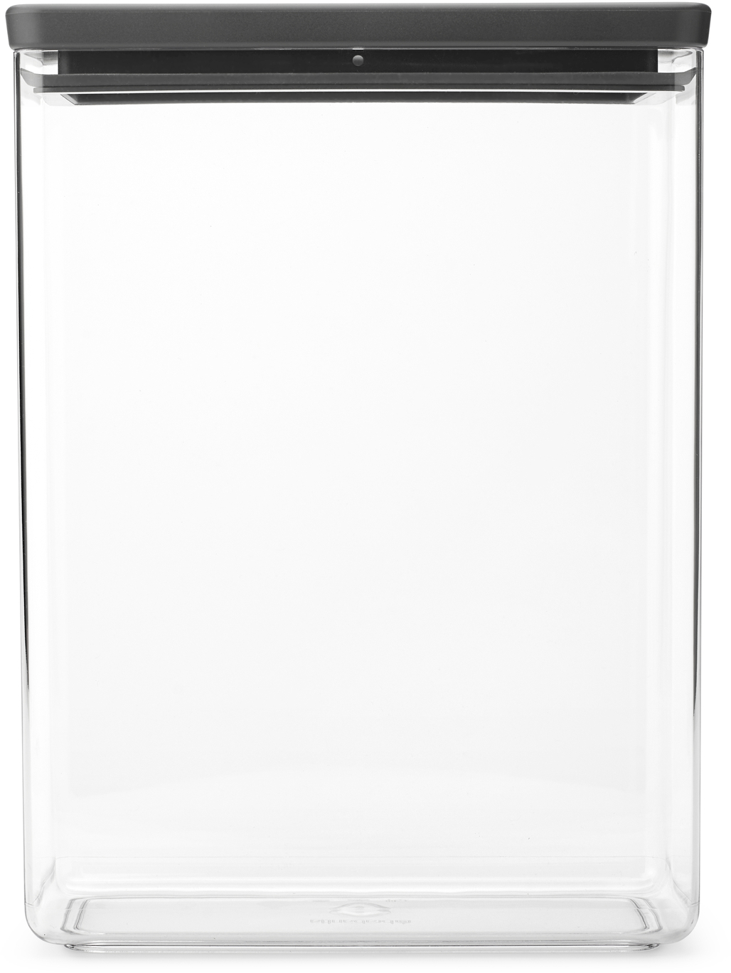 Darmowa Dostawa - Pojemnik do przechowywania 22.1x11.1x29.6 cm przezroczysty-czarny Brabantia Tasty+ 229985