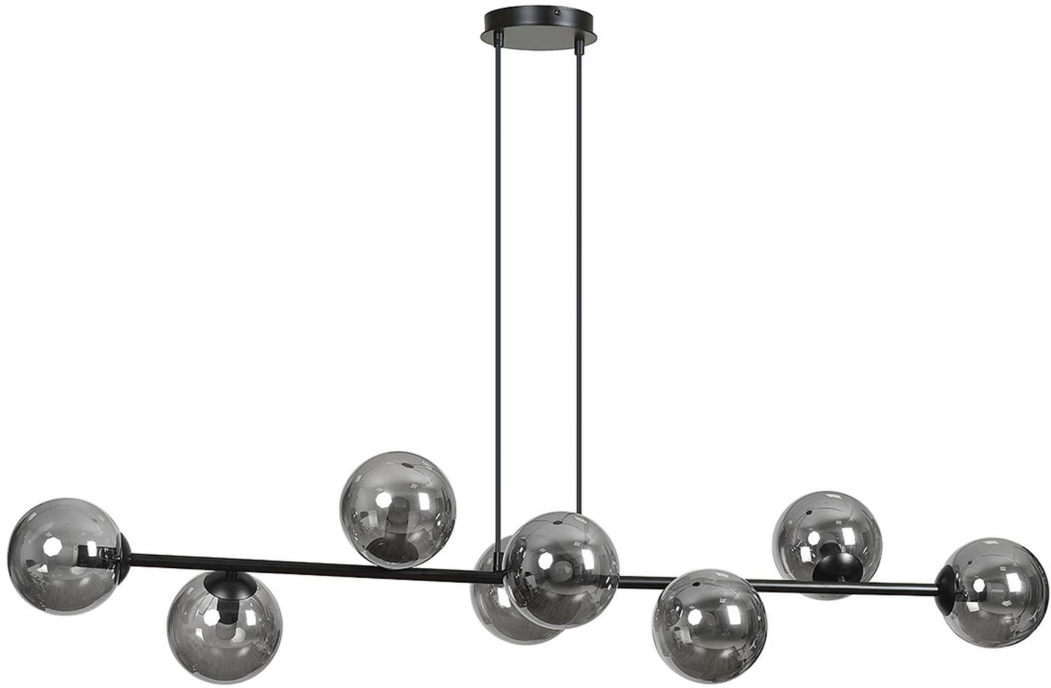 Darmowa Dostawa - Lampa wisząca x10 W czarna-grafitowa Emibig Rossi 8758