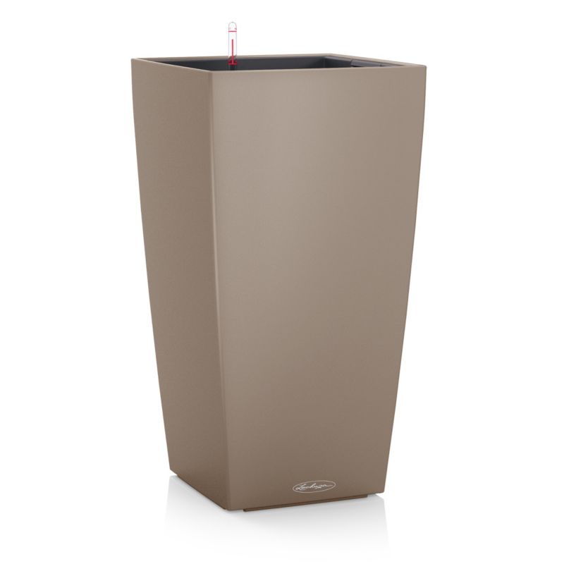 Doniczka Lechuza Do Domu Ogrodu CUBICO 22 Piaskowy Brąz 1 szt