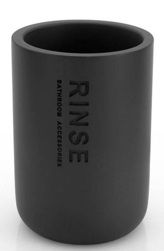 Kubek na szczoteczki Duschy Nature czarny 250ml stojący 1 szt.