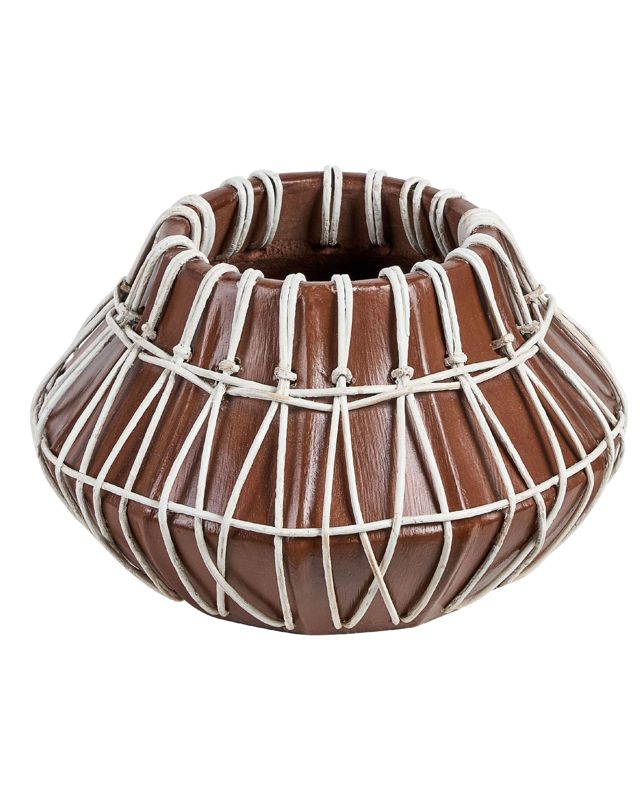 Wazon dekoracyjny Kluet Ceramika Brązowy 1 szt.