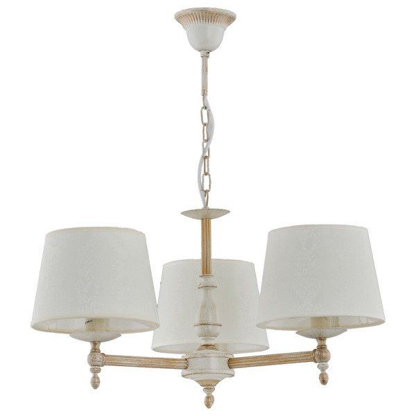 Lampa wisząca Alfa Roksana 5333 biała styl klasyczny 3xE14 x 10W 1 szt.