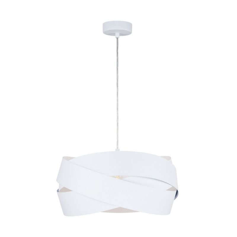 Lampa wisząca Zuma Line Tornado 0414 biała nowoczesna 1xE27 x 40W 1 szt.