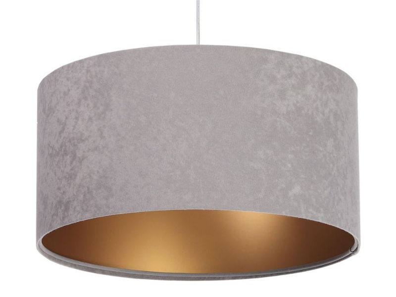 Lampa Bps Koncept wisząca HOME 40 szara/złota 1 szt