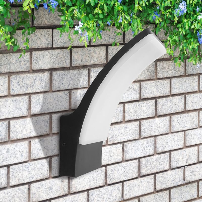 Kinkiet Sanico Goldlux AMY oprawa elewacyjna LED 12W 4000K czarna IP44 - 1 szt