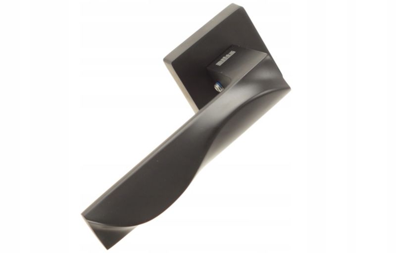 Klamka FEINZ Drzwiowa Aquna Kwadratowa Kolor Czarna Wzmocniona 1 szt.