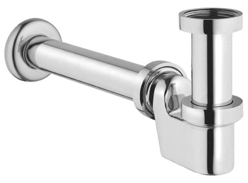 Syfon Sapho umywalkowy 32mm, chrom, mosiężny 1szt