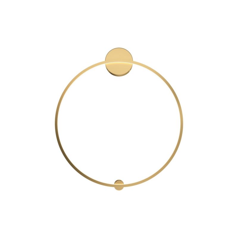 Kinkiet ścienny Maytoni Halo mosiężno-złoty LED 47W 4000K 2300lm IP20 wym: 80 x 80 x 80 cm - 1 szt.