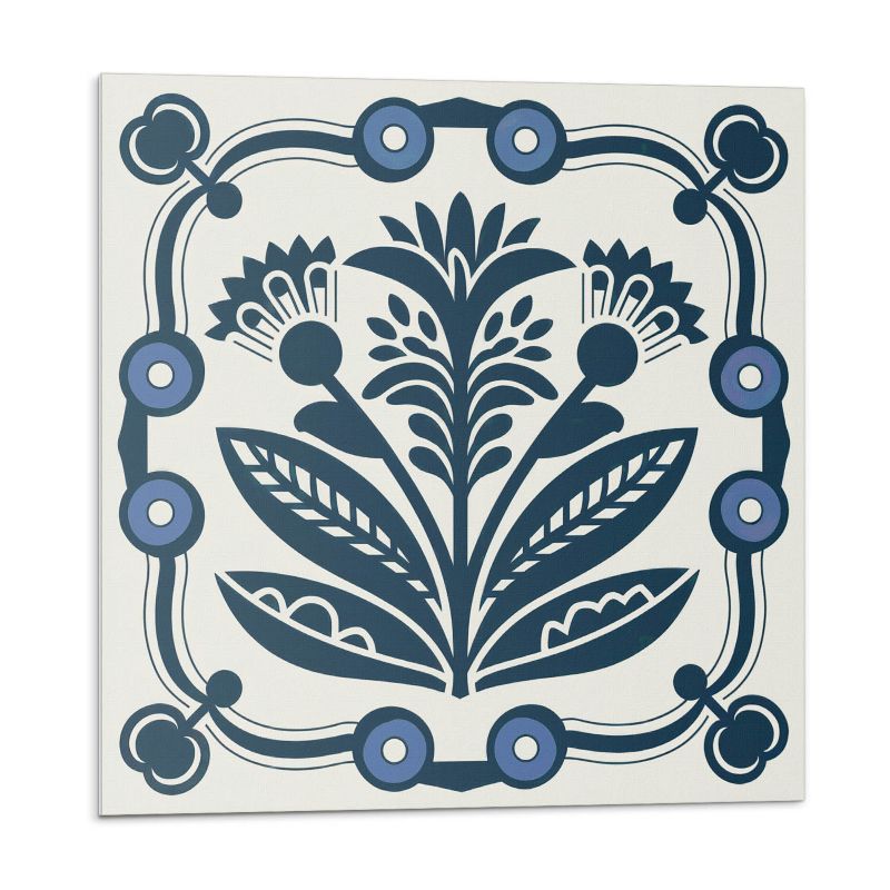 Kafelki samoprzylepne Wallfluent 20x20 cm Motyw kwiatów i liści 20 szt.