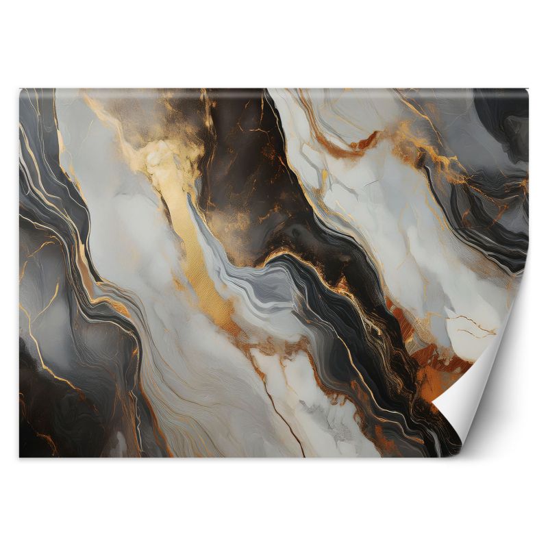 Fototapeta Feeby Czarno Szary Marmur Industrialna Abstrakcja 350x245 1 szt